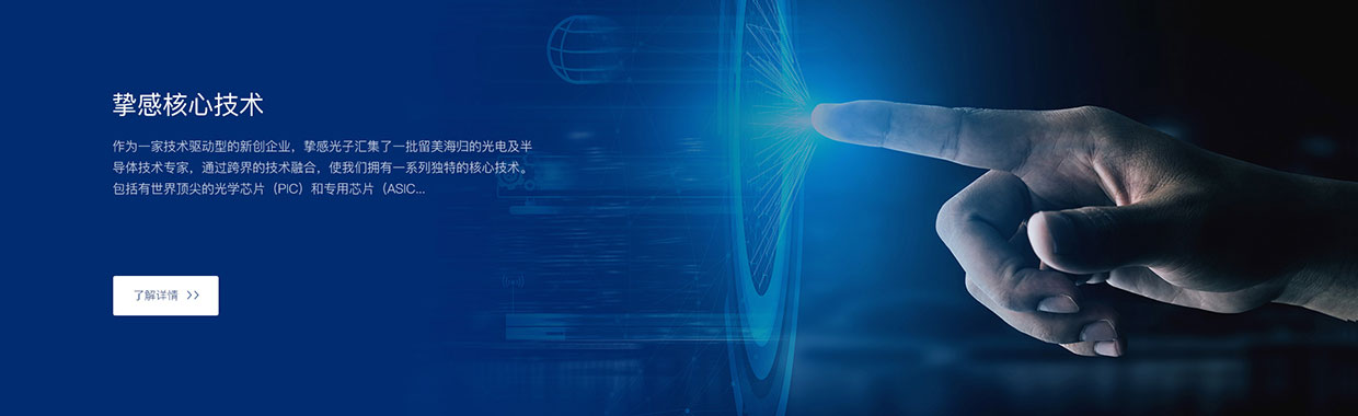 摯感(蘇州)光子科技有限公司網站案例